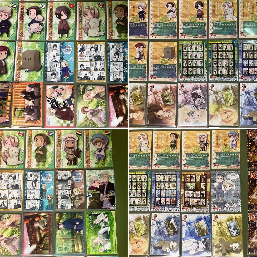 ヘタリア　トレーディングカード　フルコンプリート　特典・付録等　75枚セット