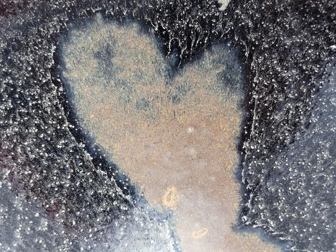 黒釉 窯変紋 茶碗 宋元時代 幅約15.7cm