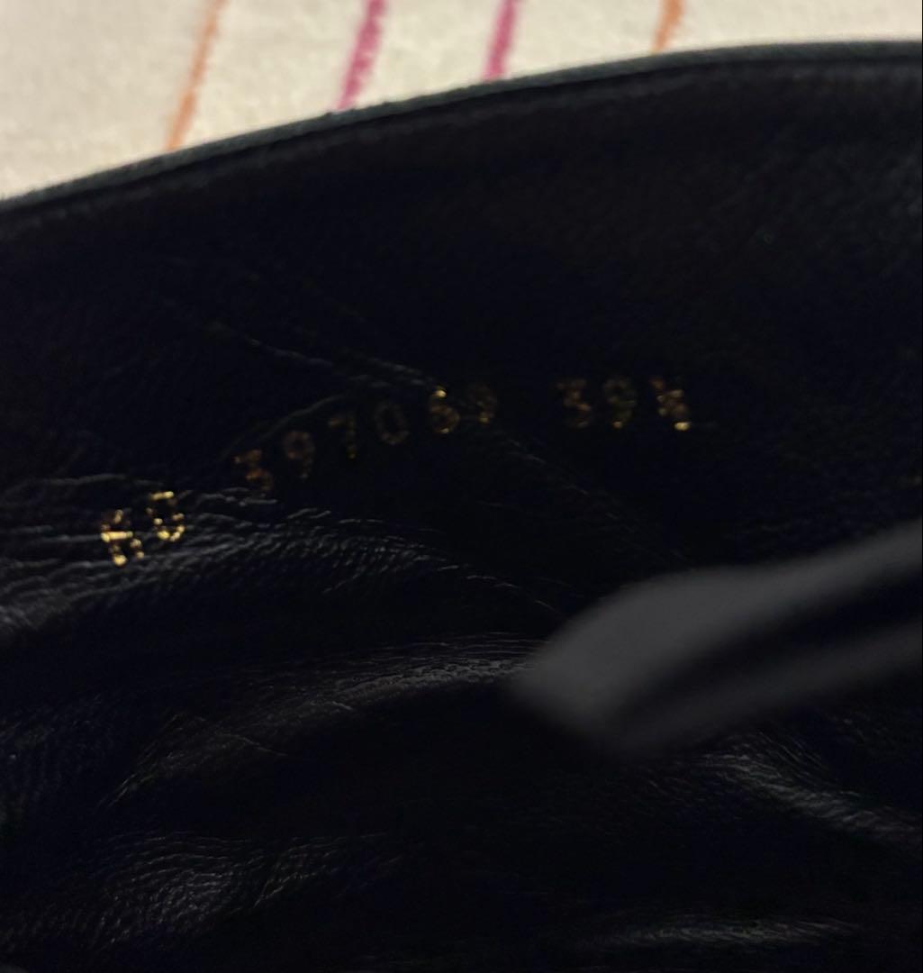 い*の様 【美品】SAINT LAURENT PARIS\"フレンチ40ヒールブー