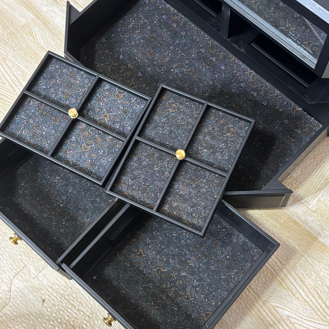 DISCRETION オルゴール ジュエリーボックス 3段