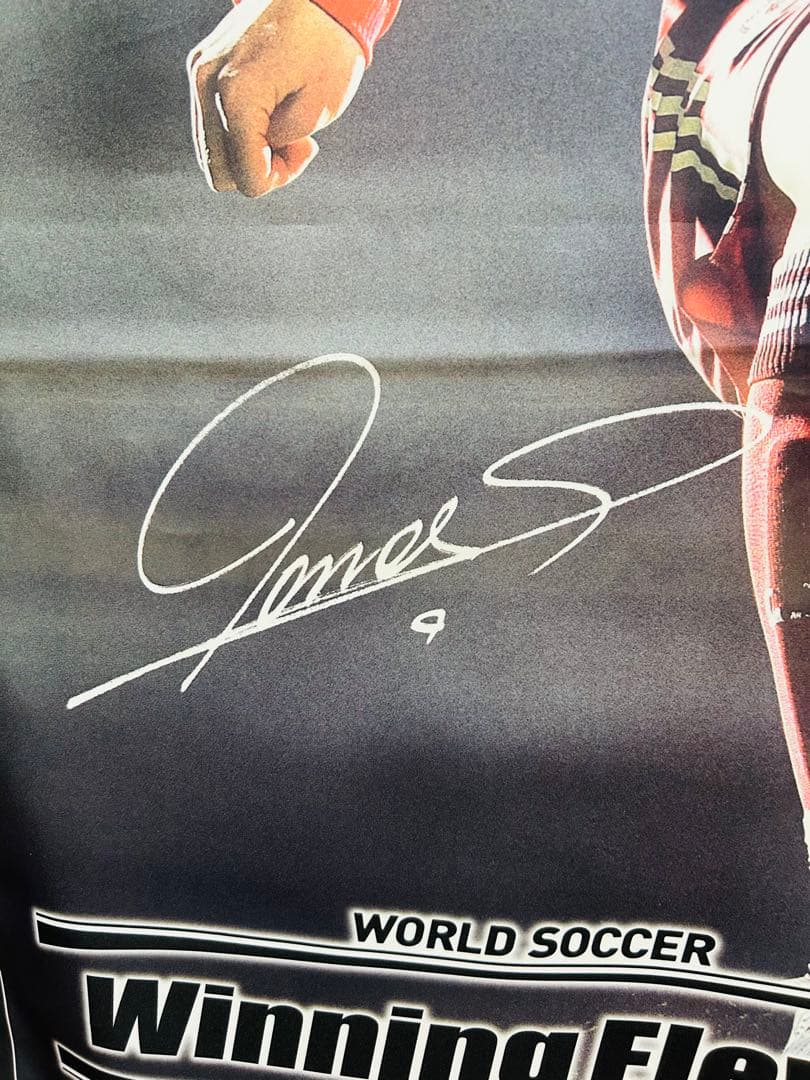 フェルナンド・トーレス タペストリー　サイン入り　【希少】　KONAMI