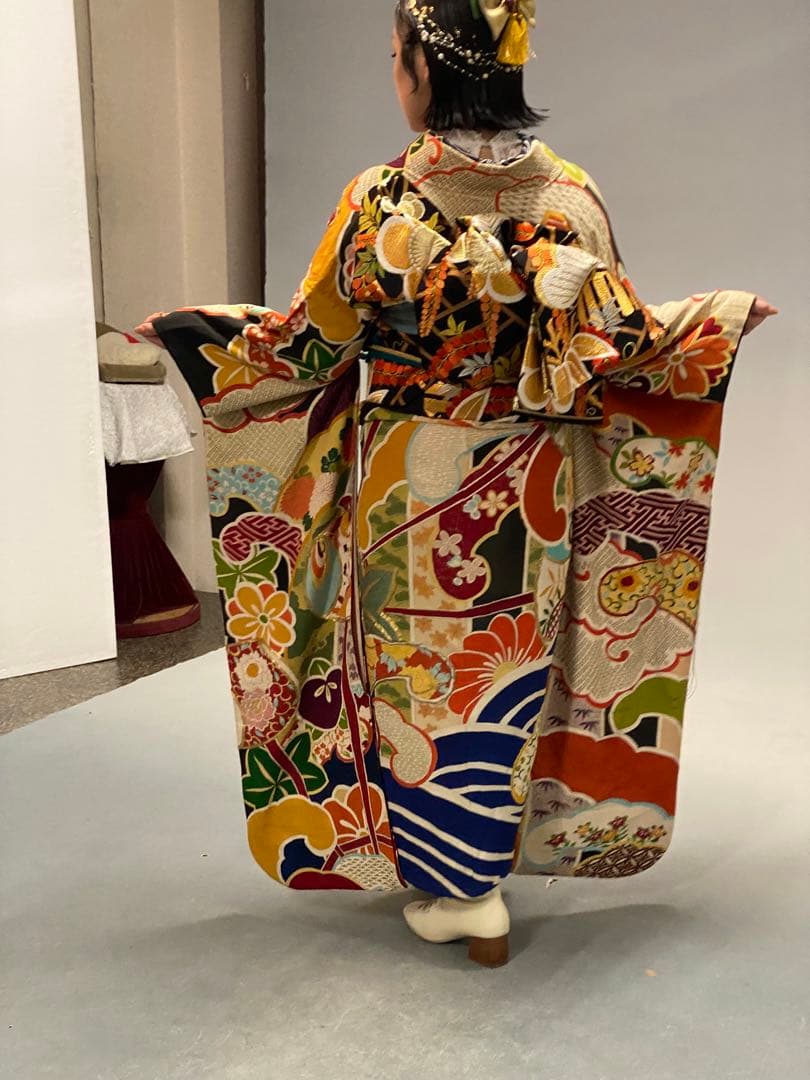 1930年代＊振袖＊アンティーク着物＊