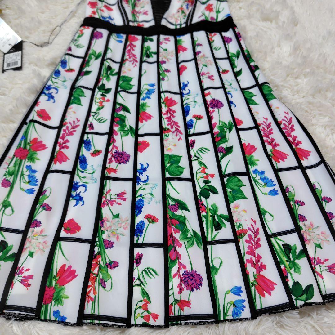 【タグ付き♡定価8.5万】タダシショージ　プリーツフローラルドレス　アンミカ着用