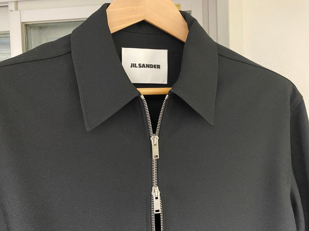 JIL SANDER ジップシャツ ブラック
