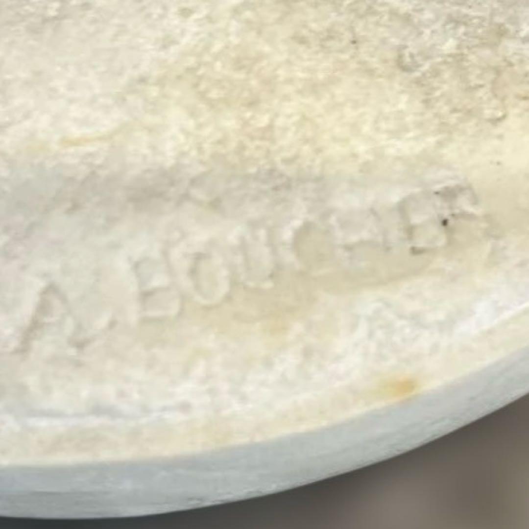 専用アルフレド・ブーシュ「農婦大理石38.4kg高さ81㎝東な8-0106☆1F