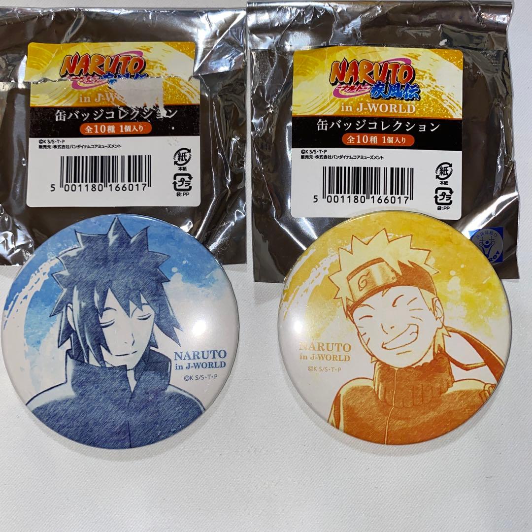 NARUTO 缶バッジ J-WORLD