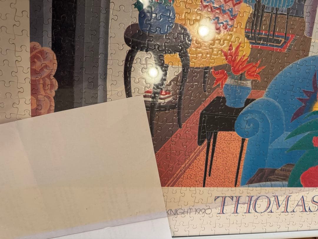 THOMAS McKNIGHT 1990 ジグソーパズル トーマスマックナイト