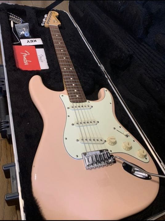 fender ストラトキャスター シェルピンク fender usa SQUIER スク