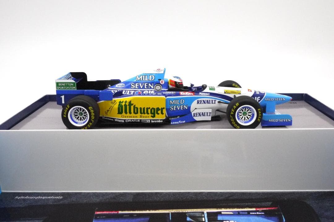 RS00641/18 ベネトン B195 岡山 M.シューマッハ PMA