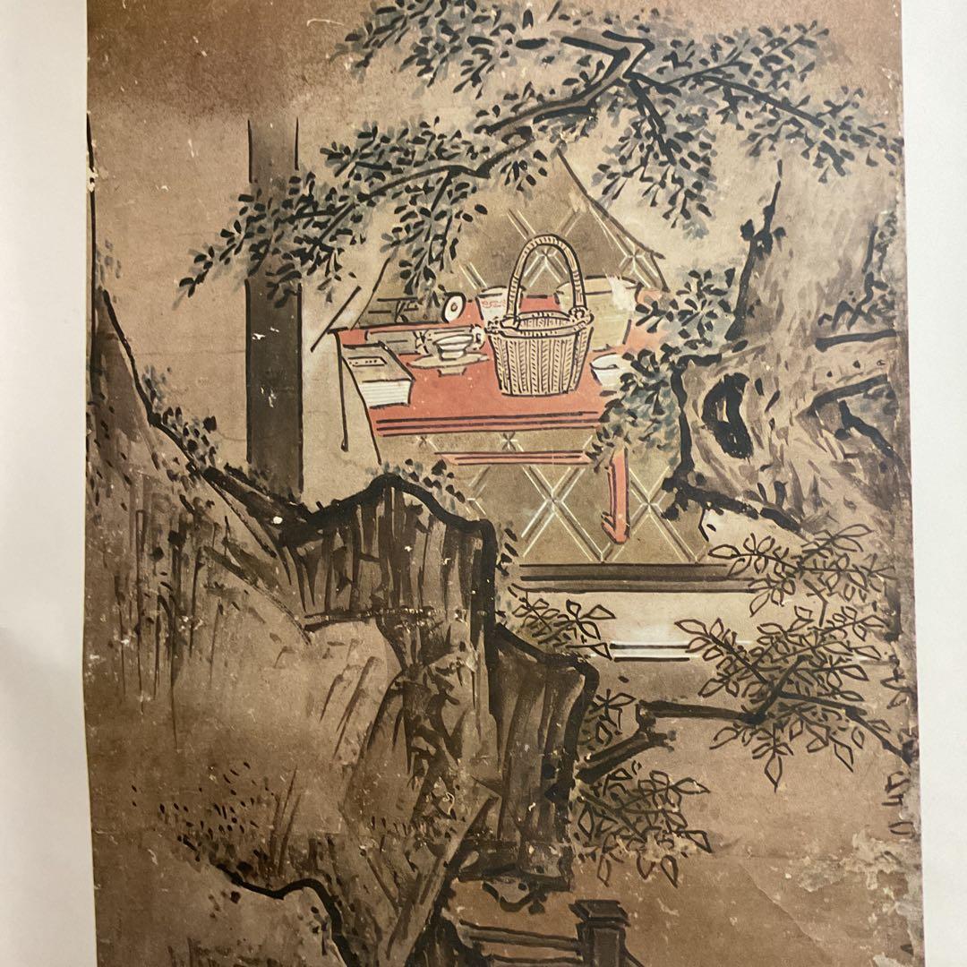 狩野常信筆 【 琴祺書図面 】対馬宗家所蔵復刻 限定 4枚 妙楽寺保存