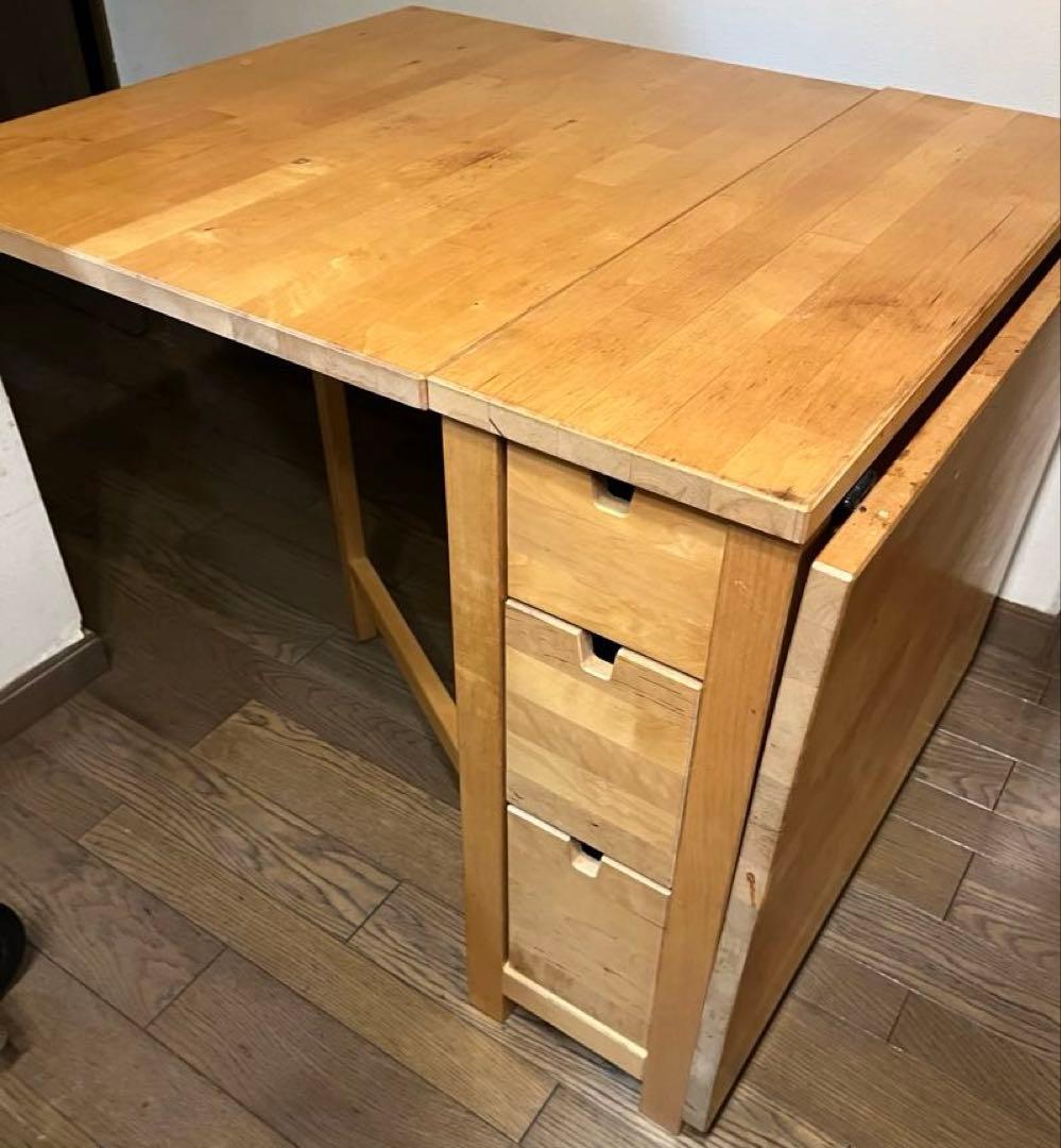 ろびん　IKEA NORDEN ノールデン　バタフライテーブル　廃盤品