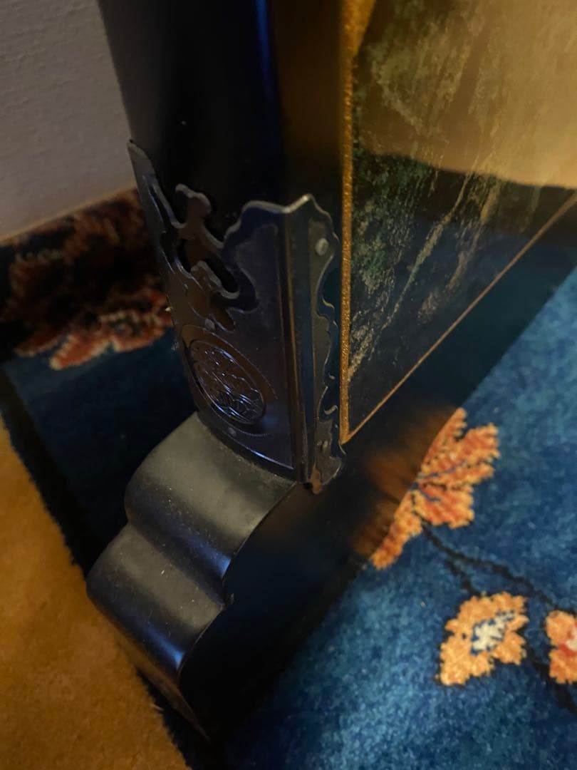 豪華絢爛⭐︎表面ガード付き 孔雀と花の衝立 ダイヤモンド入り（目）