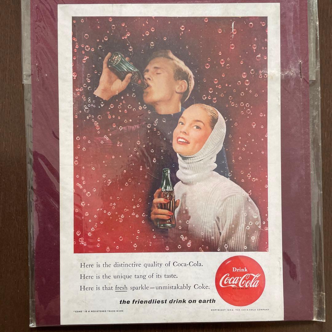 オリジナル・アンティーク、コカ・コーラポスター クリスマスの