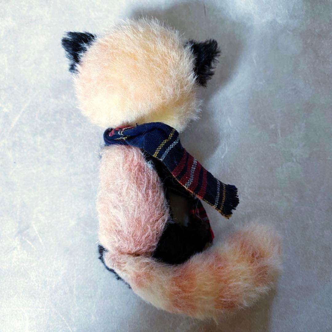 作家さま レッサーパンダのぬいぐるみ テディベア ハンドメイド 英国