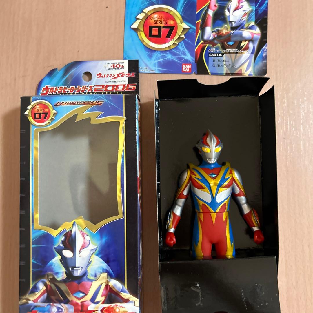 40周年記念　ウルトラの父、メビウスブレイブ、ニセメビウスなど　5種　ソフビ