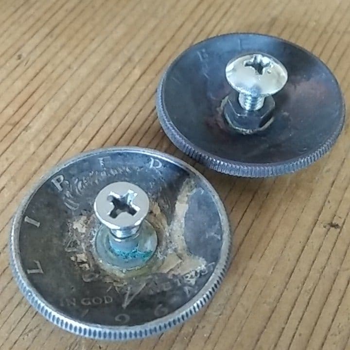 ヴィンテージ コンチョ ハーフダラー オールド イーグル コイン