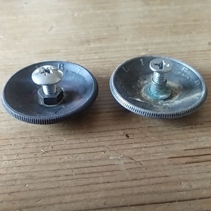 ヴィンテージ コンチョ ハーフダラー オールド イーグル コイン