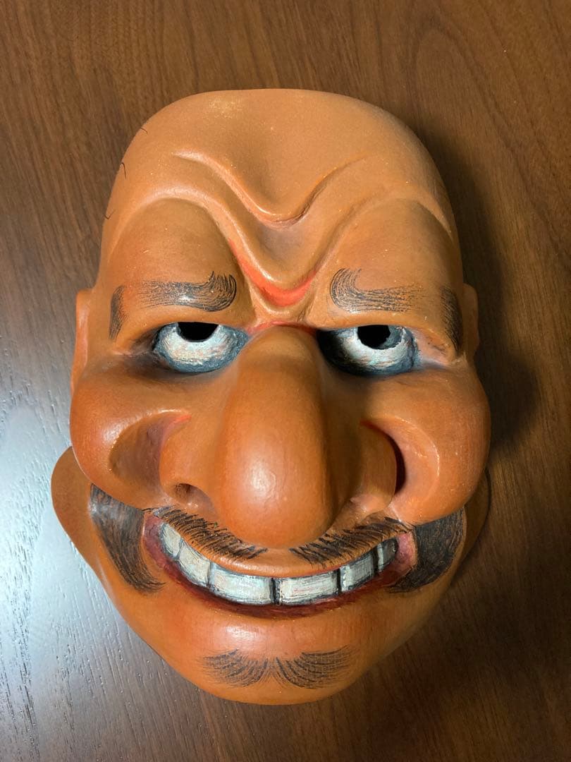 能面 木彫り 手作り