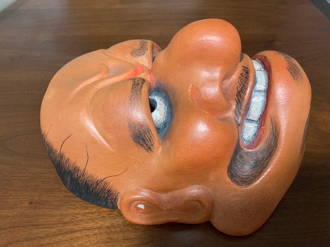 能面 木彫り 手作り