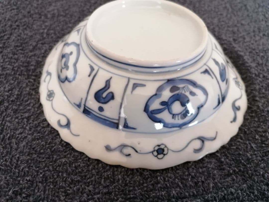 古伊万里 染付 皿 5客セット 江戸時代