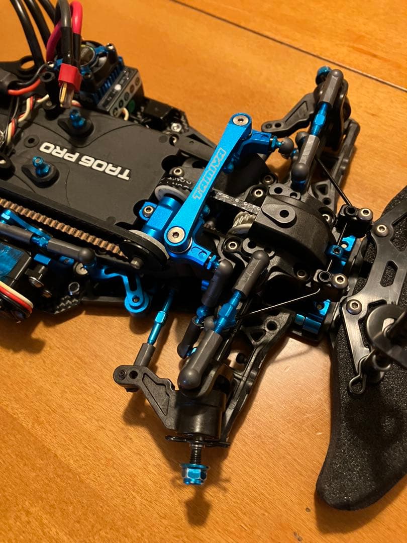 タミヤ TA06メカ＆オプションその他パーツ付き