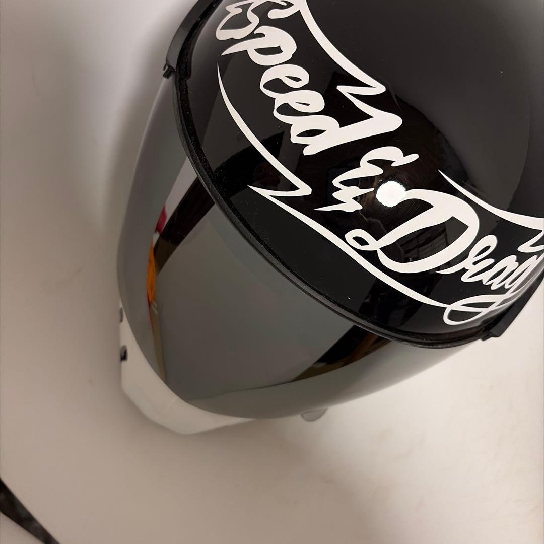 Horizon Vanson コラボ　フルフェイスヘルメット 黒/白