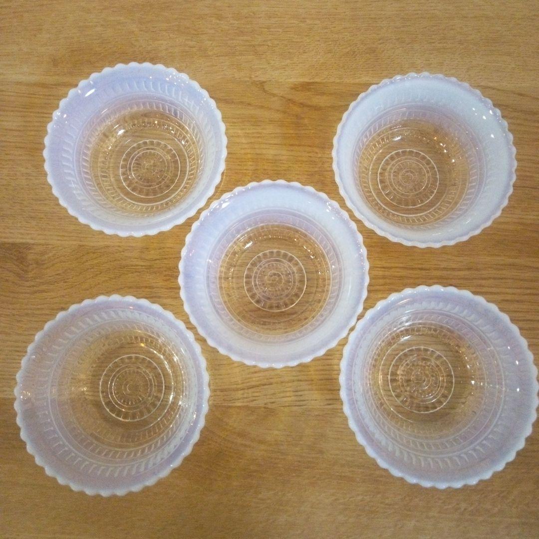 昭和アンティーク 乳白色の小鉢5個 www.wesports.de