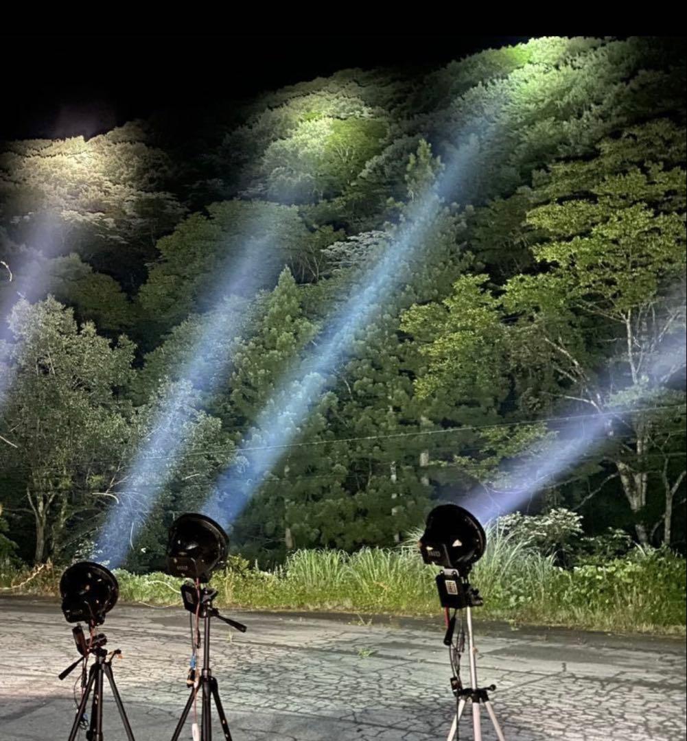 爆光 新品 強力 HID7インチ 113W程度 紫外線強化バルブ 灯火採集に