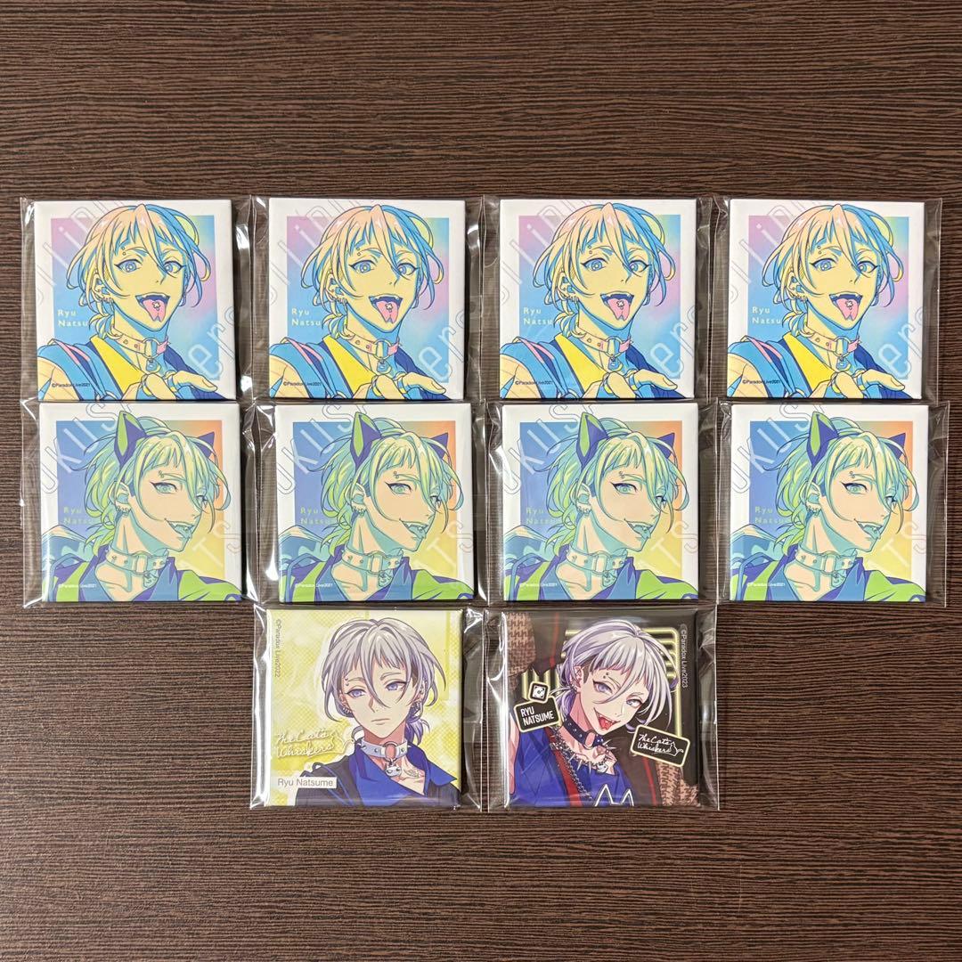 paradox live パラライ スクエア缶バッジ 棗リュウ - メルカリ