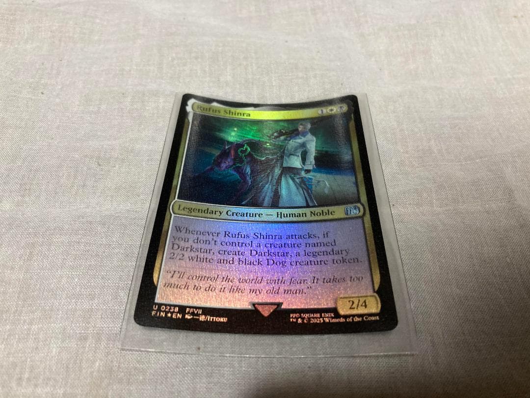 MTG ルーファウス、神羅 Rufus Shinra 拡張foil 英語版限定 - メルカリ