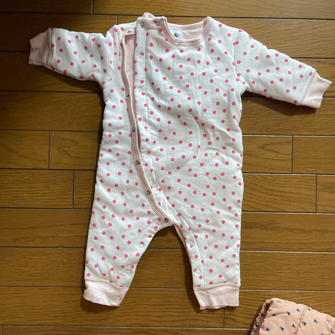 【タグ付き】PETIT BATEAU ピンク花柄アウター