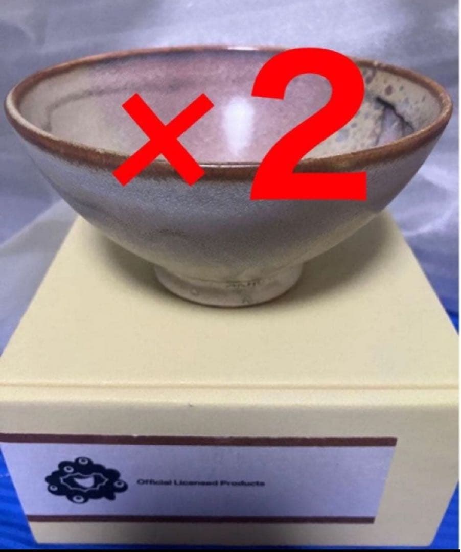 2個セット万博 EXPO2025 滋賀 布引焼 桜柄 茶碗 ミャクミャク ロゴ