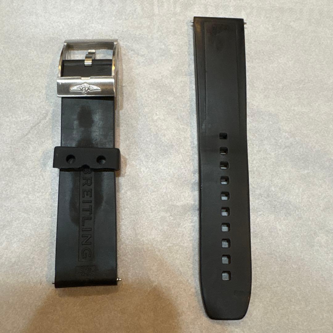 BREITLING ブライトリング 純正 ラバーベルト ブラック