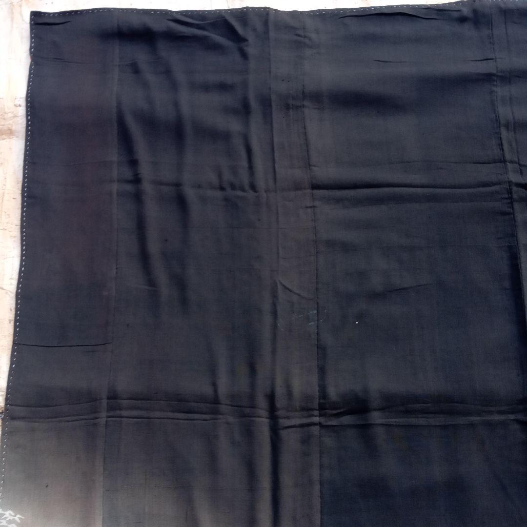 江戸ちりめん 縮緬 曙染 古布 刺繍 小袖裂 アンティーク リメイク 着物