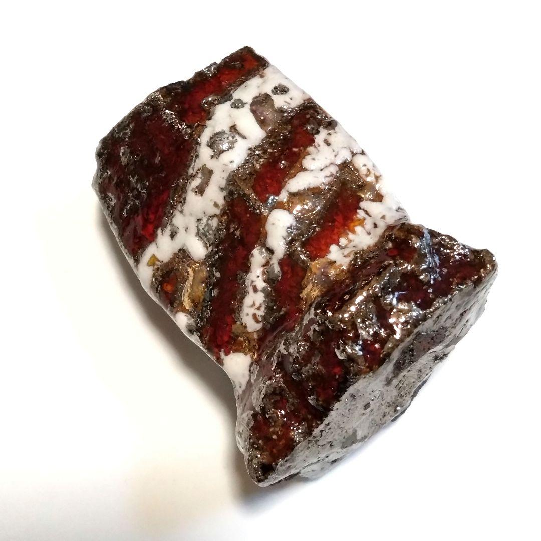 市川透 迦具土 ぐい呑 共箱 赤金銀彩 未使用