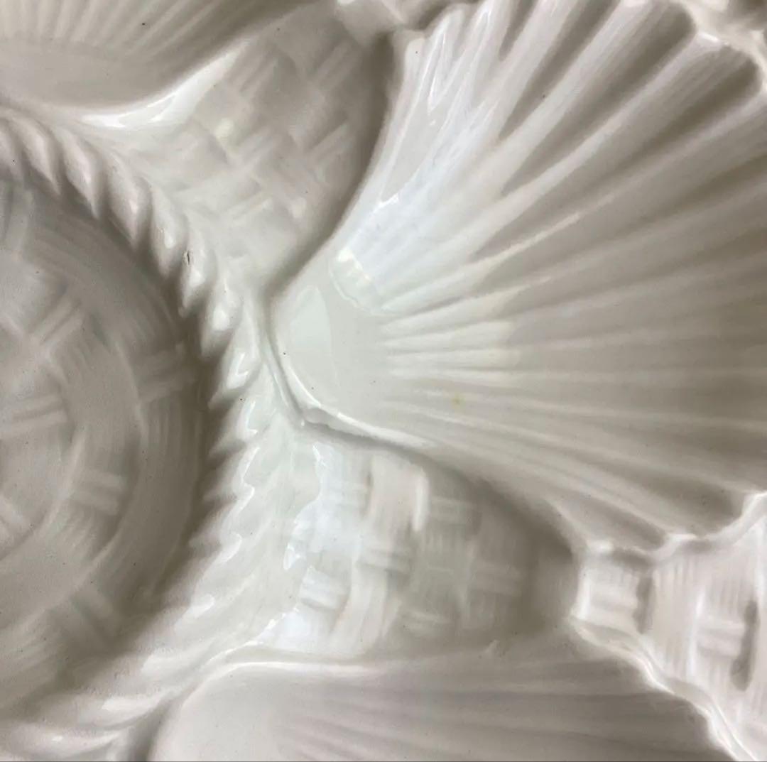 フランスアンティーク ♧ ロンシャン ♧ オイスタープレート24cm x2枚