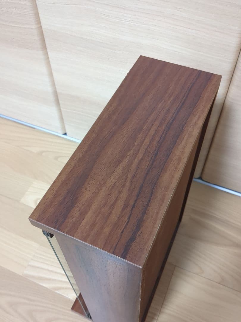 状態〇 オーディオラック FITUEYES 強化ガラス 棚板 キャスター付き