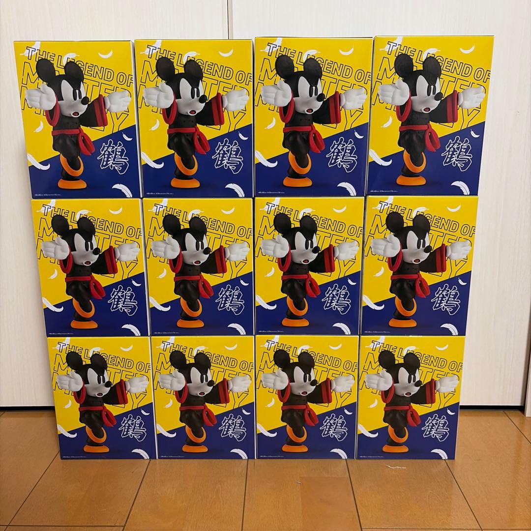 ミッキーマウス（カンフー）　鶴のポーズver. フィギュア12体セット