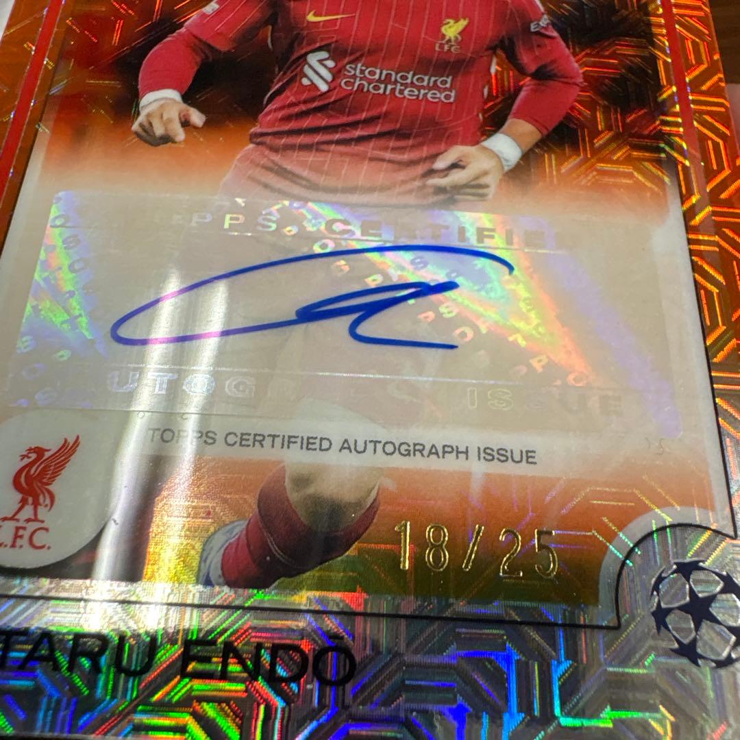 topps japan edition リバプール 遠藤航 25シリ サイン - メルカリ