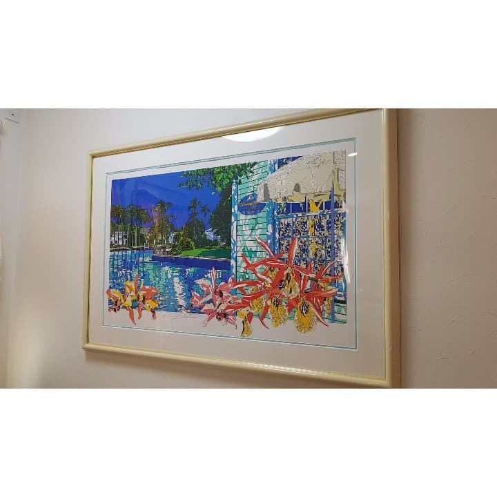 鈴木英人 「運河で見つけたスーベニール」 真作 Amazon.co.jp: 鈴木英人