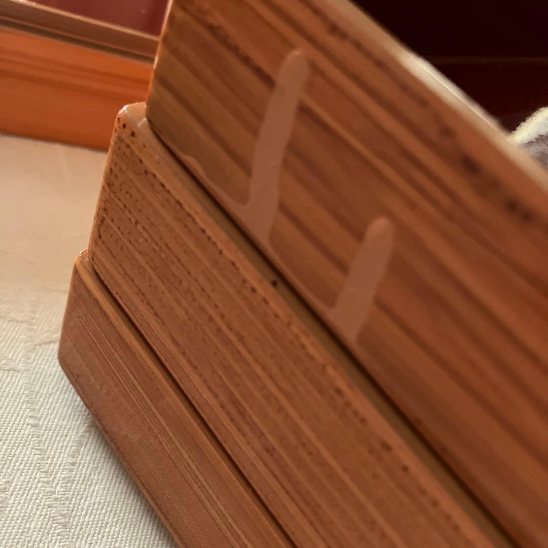 未使用❤️デリカバッド 漆塗り両目使い 5脚セット お正月 雛祭り 行事