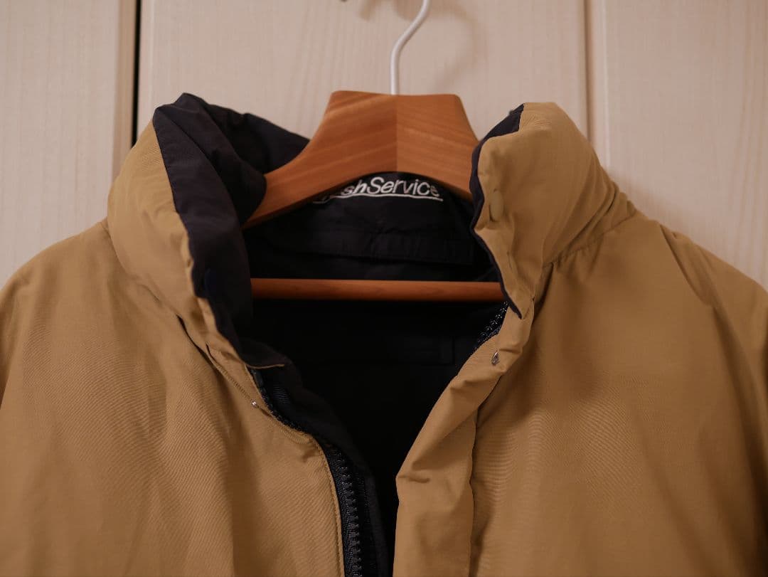 G*P様 FreshService フード付きリバーシブル中綿ブルゾン ベージュ