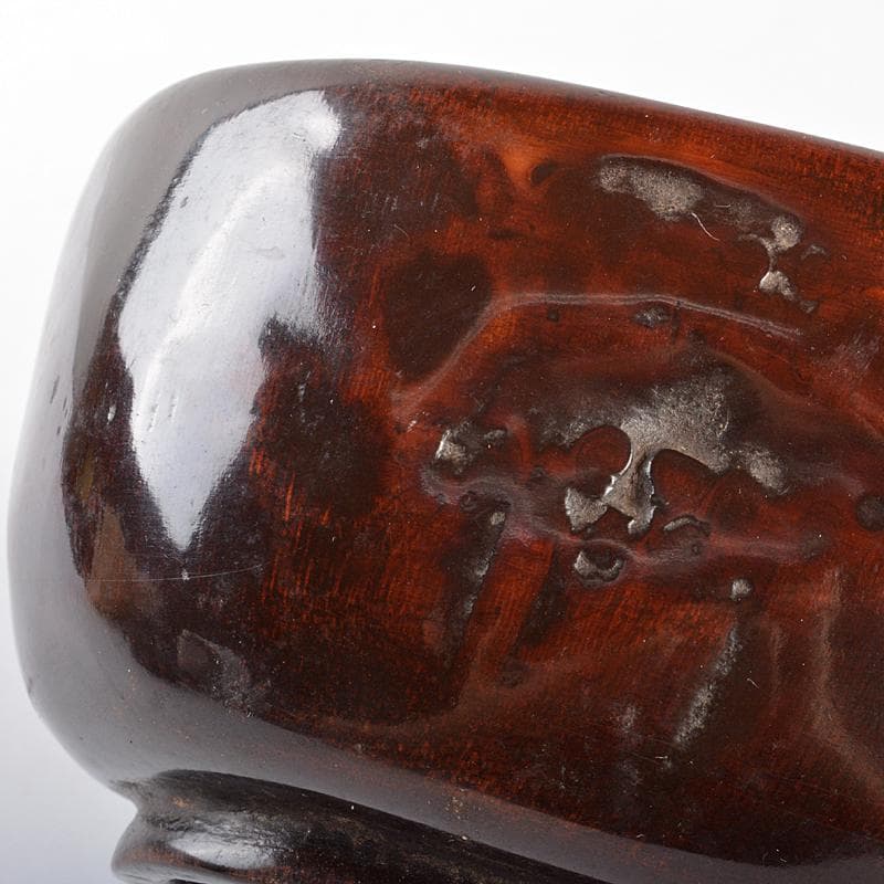 小林流木工房　小林太平作　流木竹製　漆塗　椀　茶器　銘竹心　共箱　V　R5174