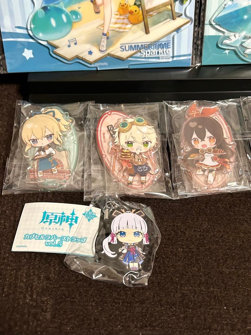 原神 アクリルスタンド  ジン　バーバラ　スイパラ　アクスタ　カプセルストラップ