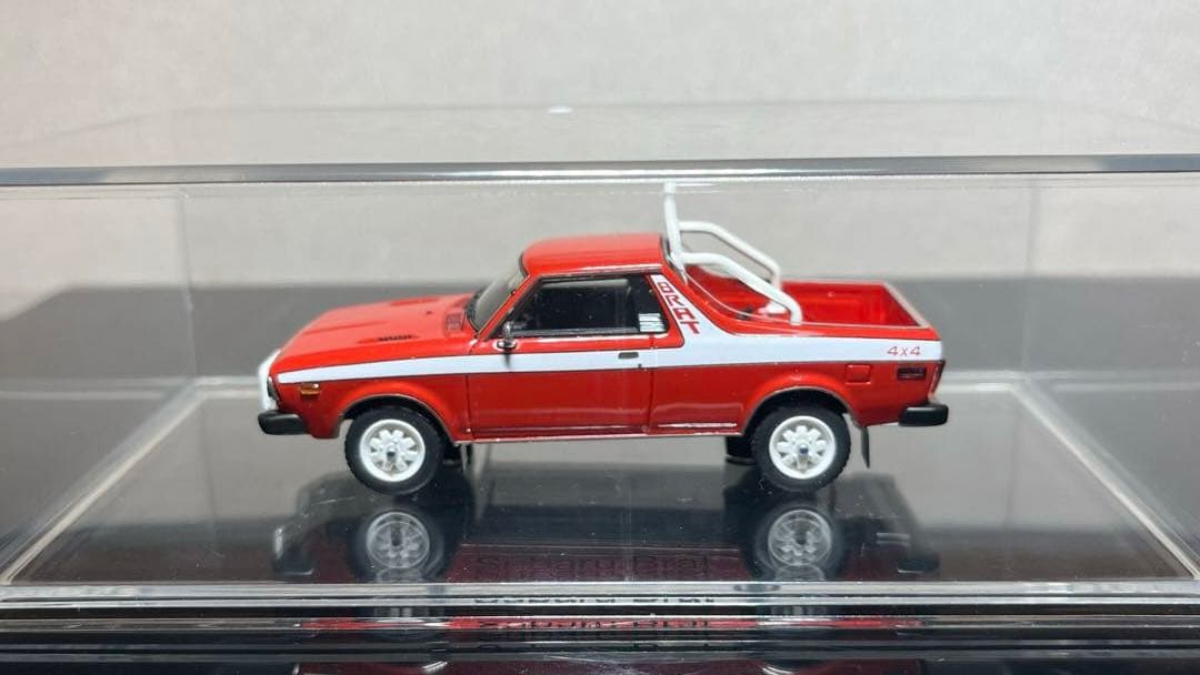 超レアモデル❗️ミニカー 1/43 DNA スバル ブラット レッド