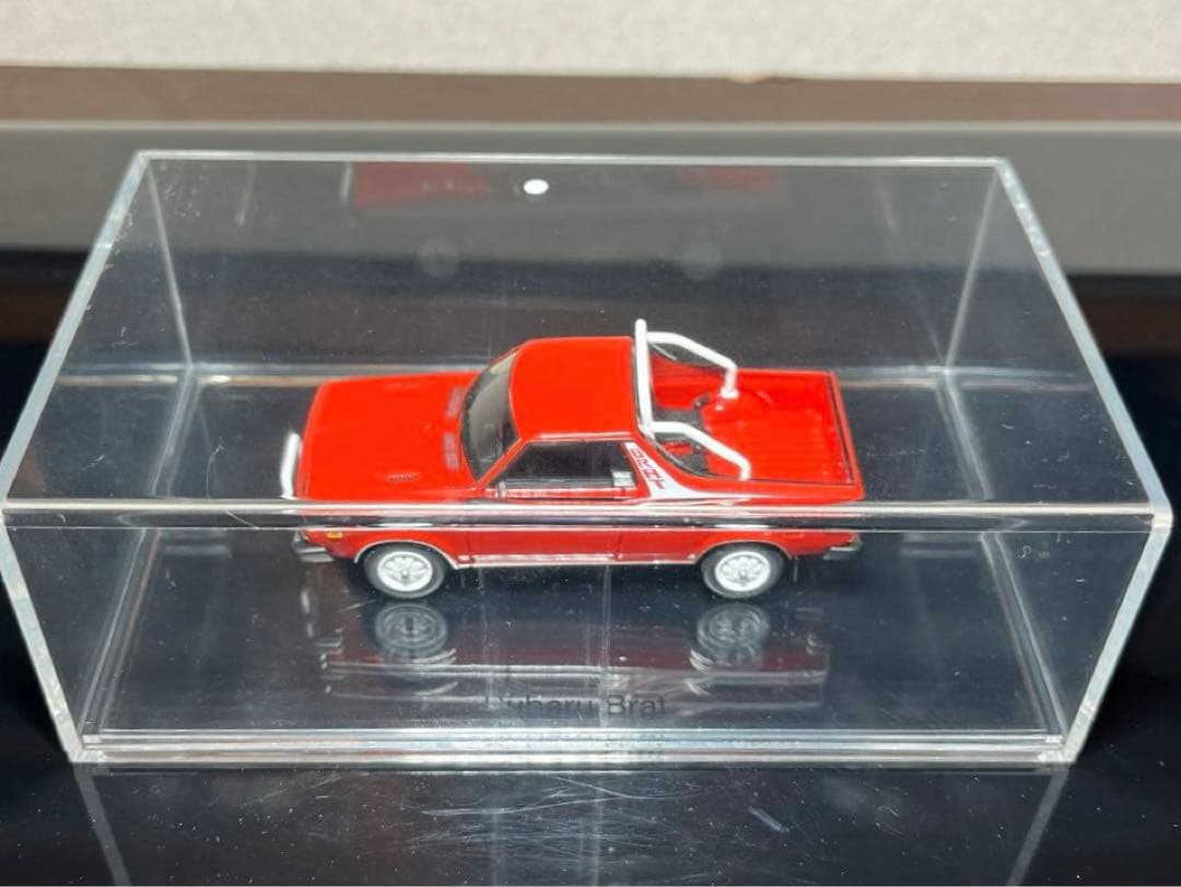 超レアモデル❗️ミニカー 1/43 DNA スバル ブラット レッド