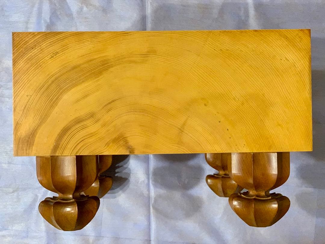 国産本榧碁盤 5.7寸 木表 リペア後未使用品