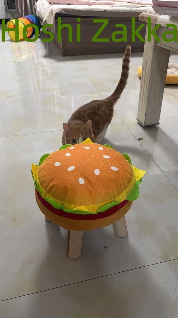 ハンバーガー型クッション