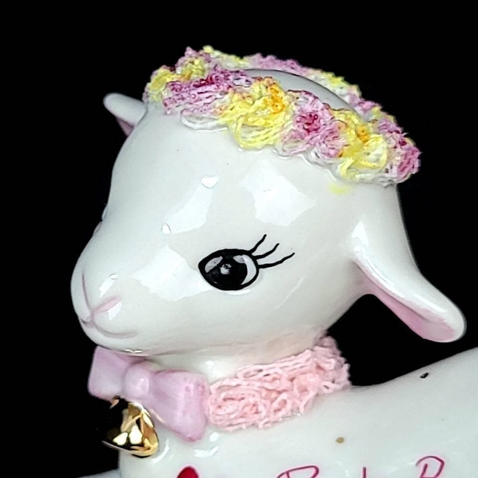 ○美品◇アイリッシュドレスデン 羊 ひつじ 未年 2015 箱つき 干支 1