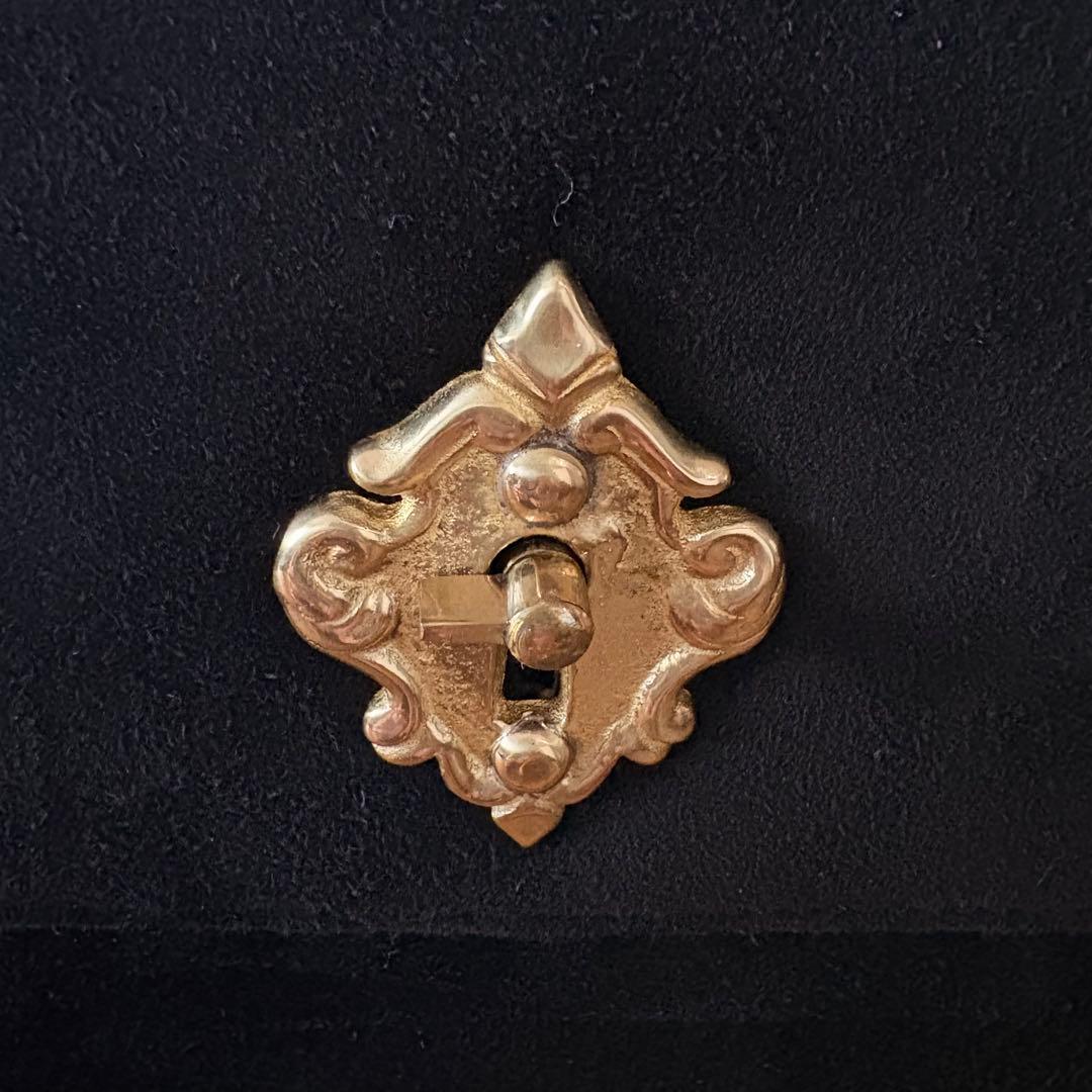 希少　モスキーノ　ヴィンテージ　マットゴールド金具　バッグ　バニティ　ポーチ